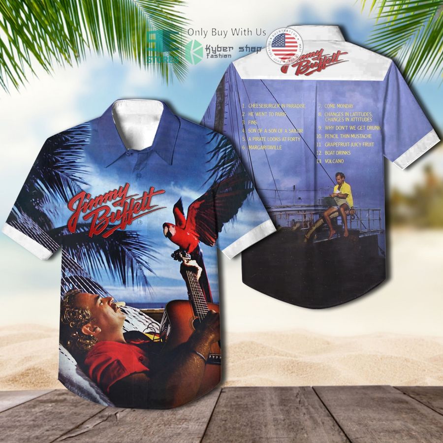 jimmy buffett songs you know by heart album hawaiian shirt 1 57113