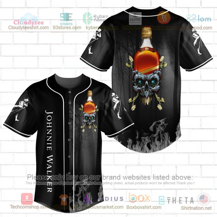 johnnie walker skull head baseball jersey 1 71556