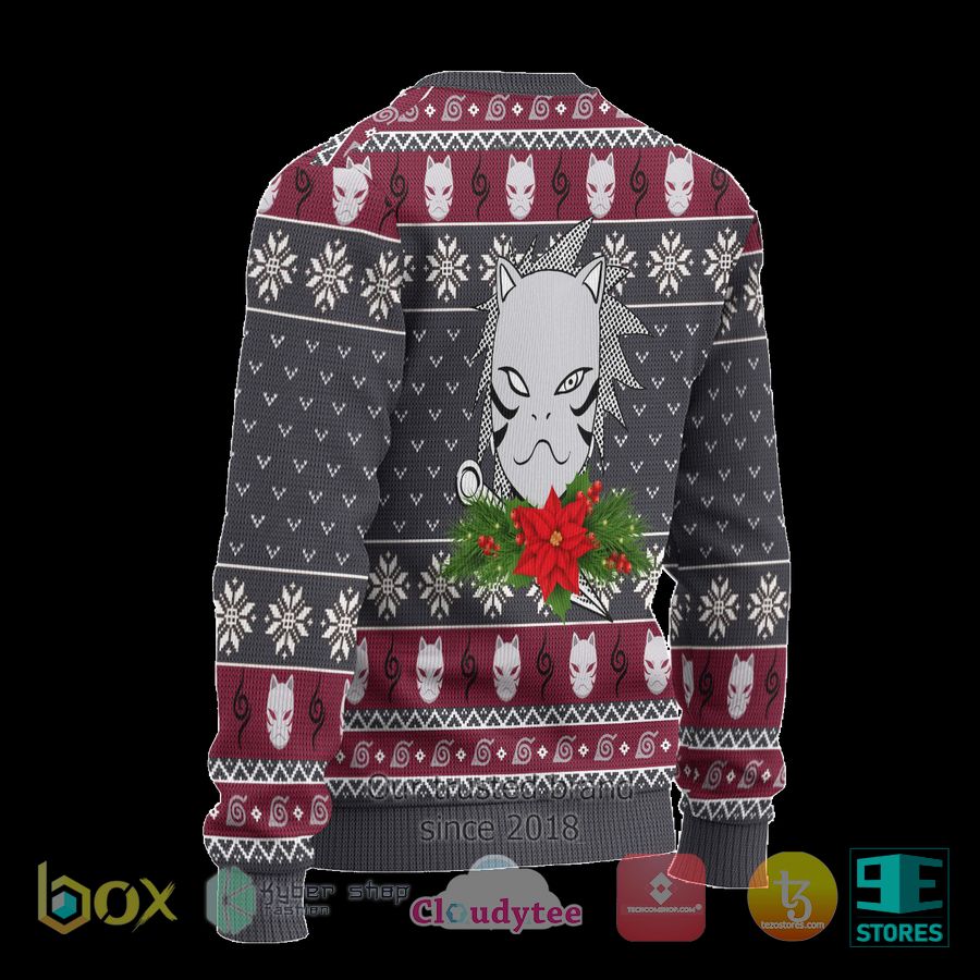 kakashi anbu naruto anime xmas ugly christmas sweater 2 91039