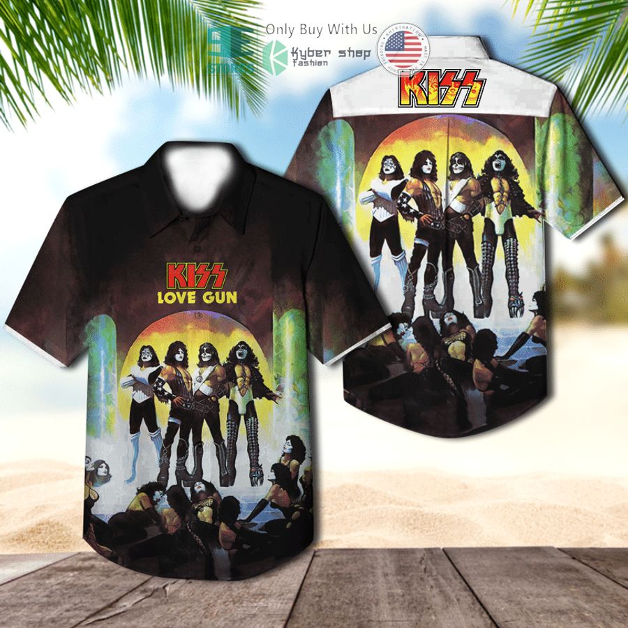 kiss band love gun album hawaiian shirt 1 74780