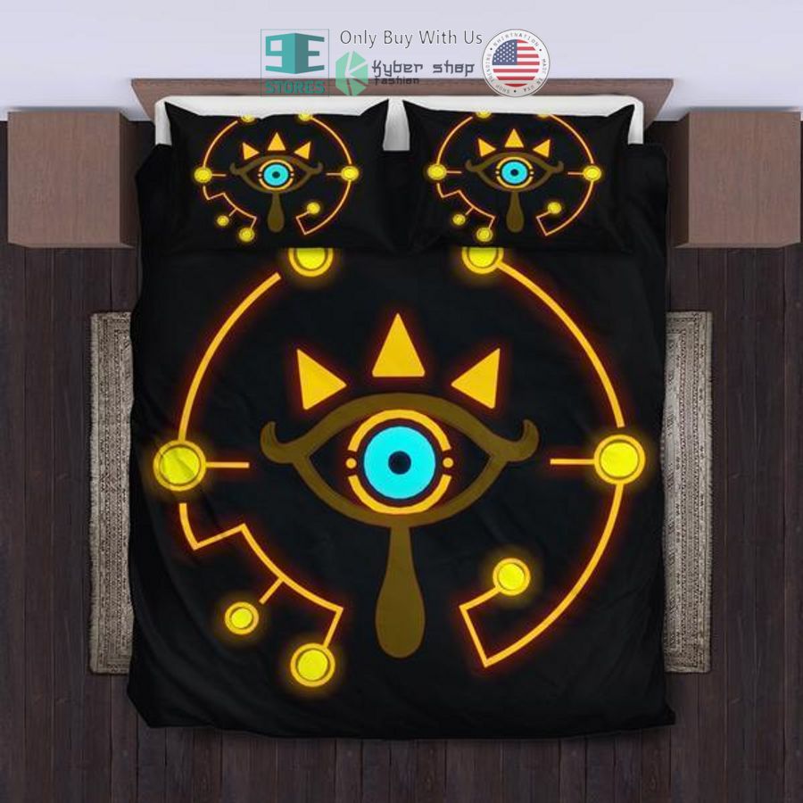 legend of zelda sheikah eye breath of the wild bedding set 1 58380