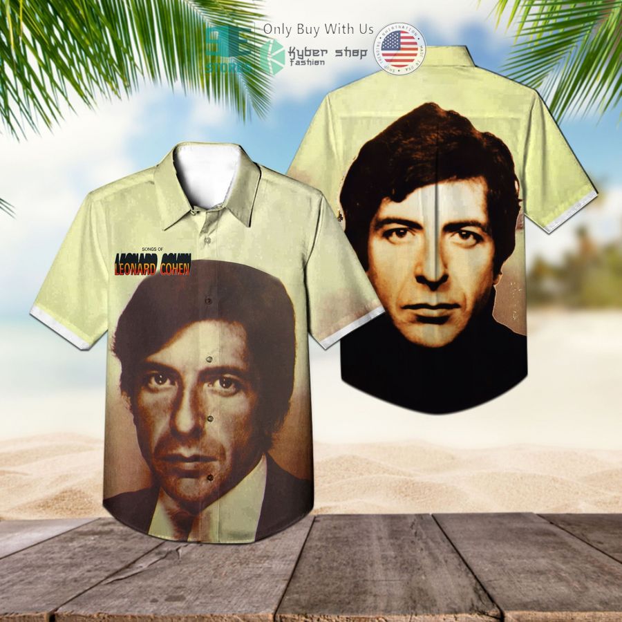 leonard cohen songs of album hawaiian shirt 1 70575