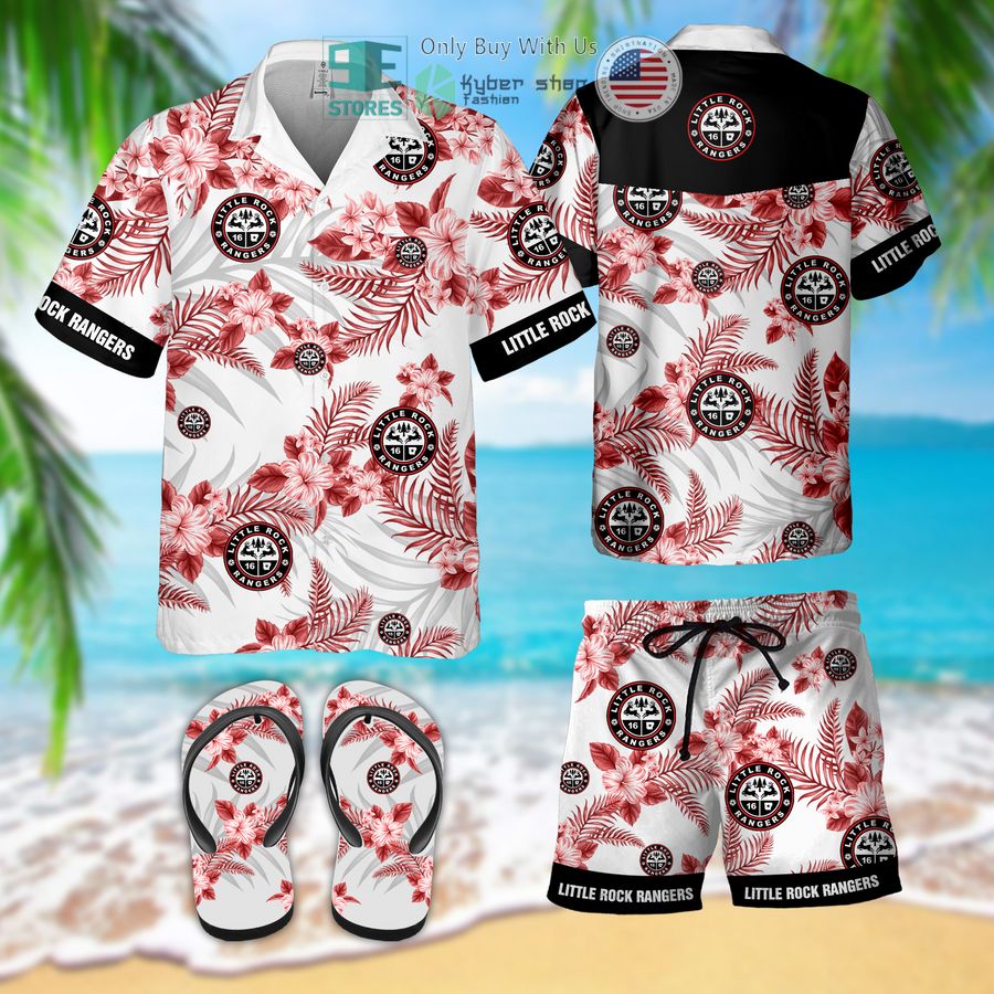 little rock rangers hawaiian shirt flip flops 1 87026