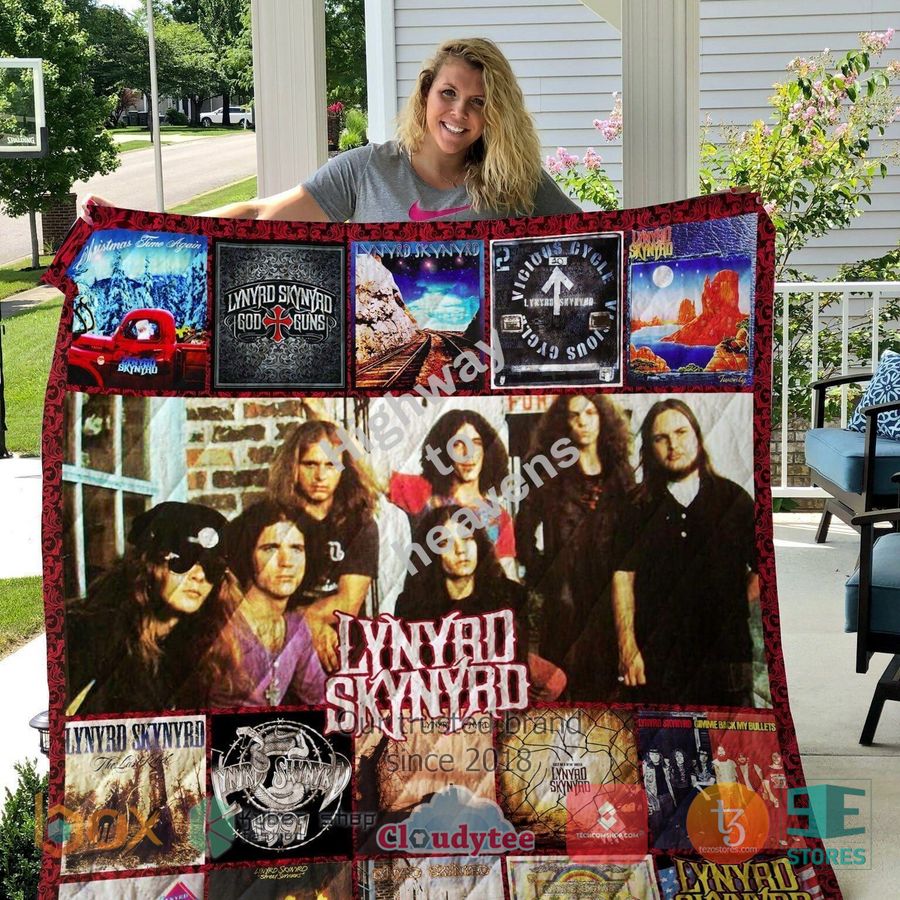 lynyrd skynyrd band album covers quilt 1 86128