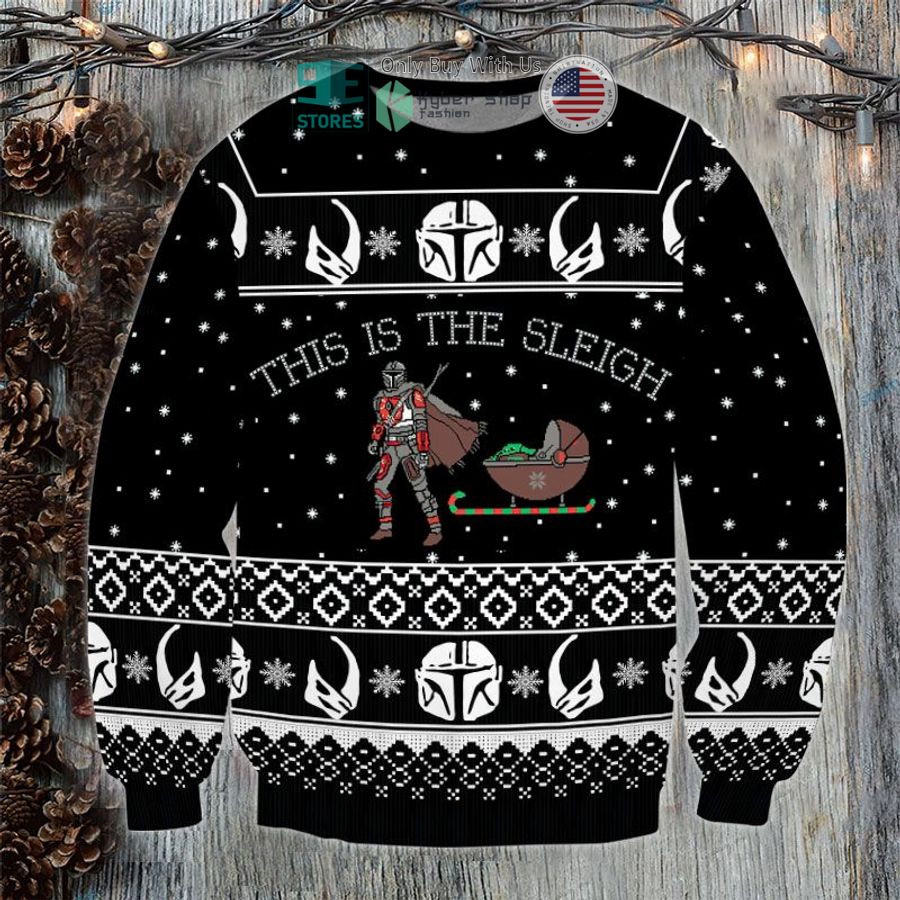 mandalorian this is the sleigh sweatshirt sweater 1 3119