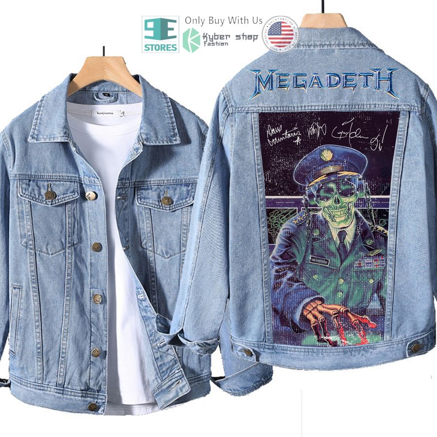 megadeth band rate your music album denim jacket 3 96476