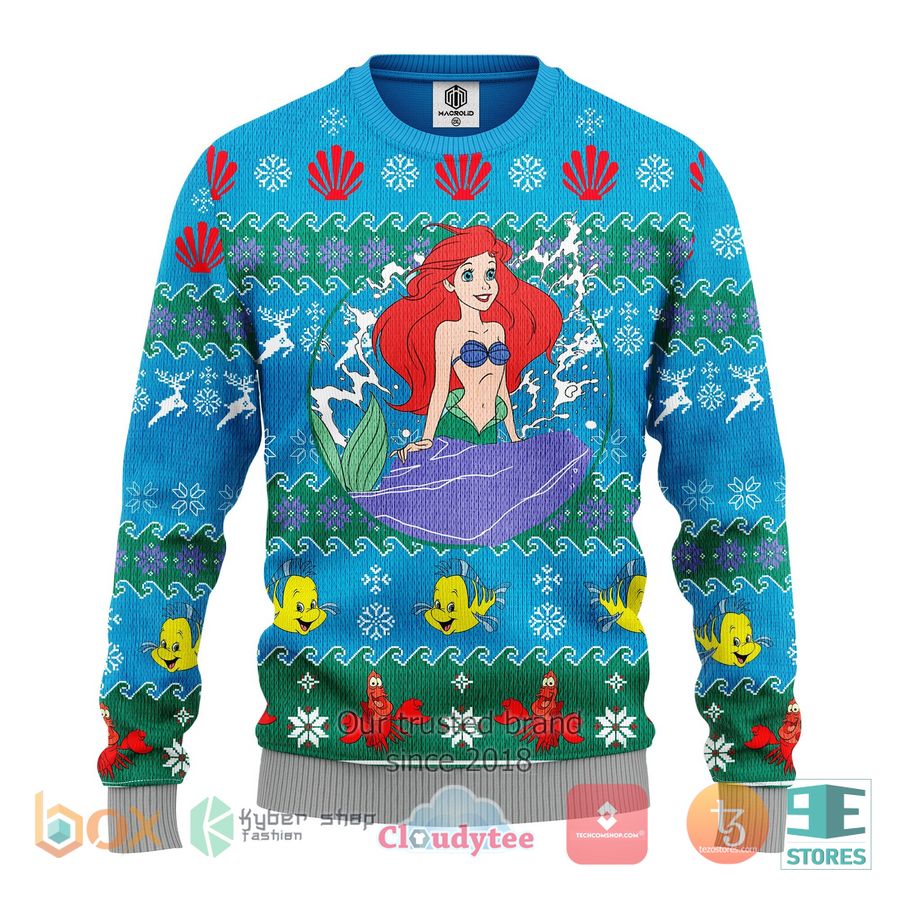 mermaid ugly christmas sweater 1 44821