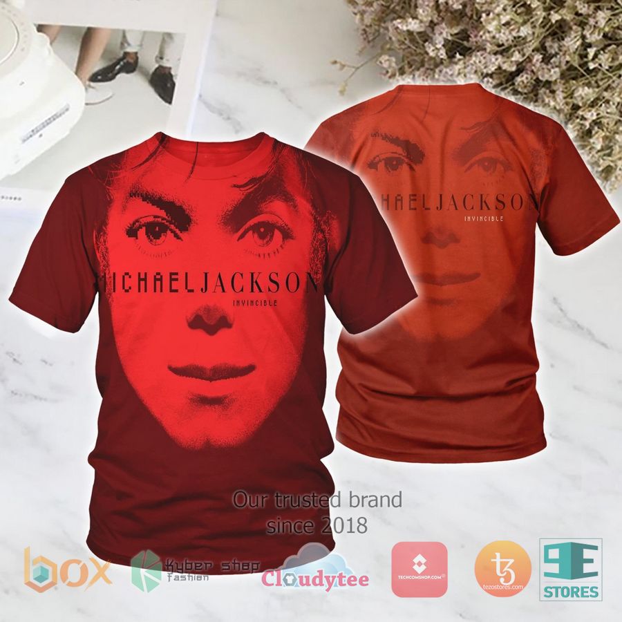 michael jackson invincible album 3d t shirt 1 78429