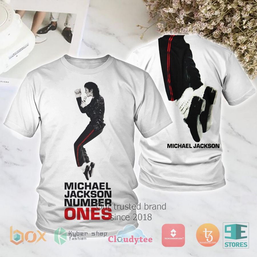 michael jackson number ones album 3d t shirt 1 47187