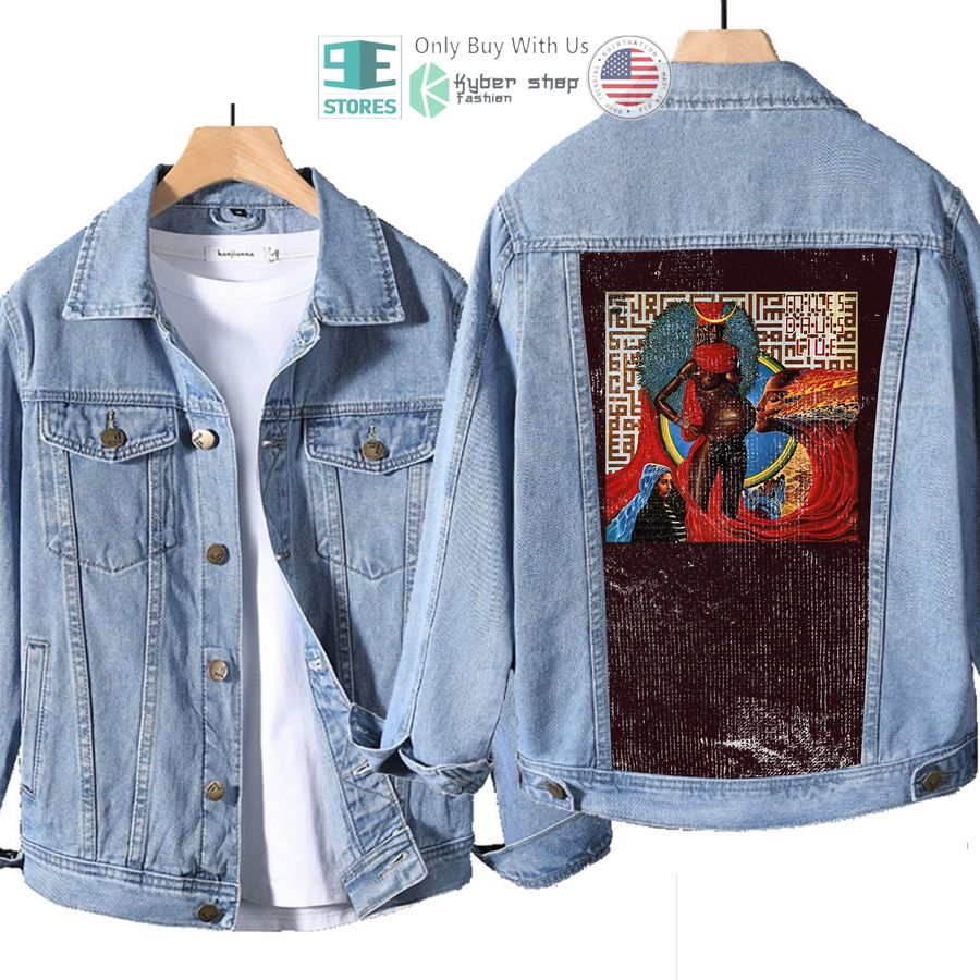 miles davis live evil album denim jacket 1 62474