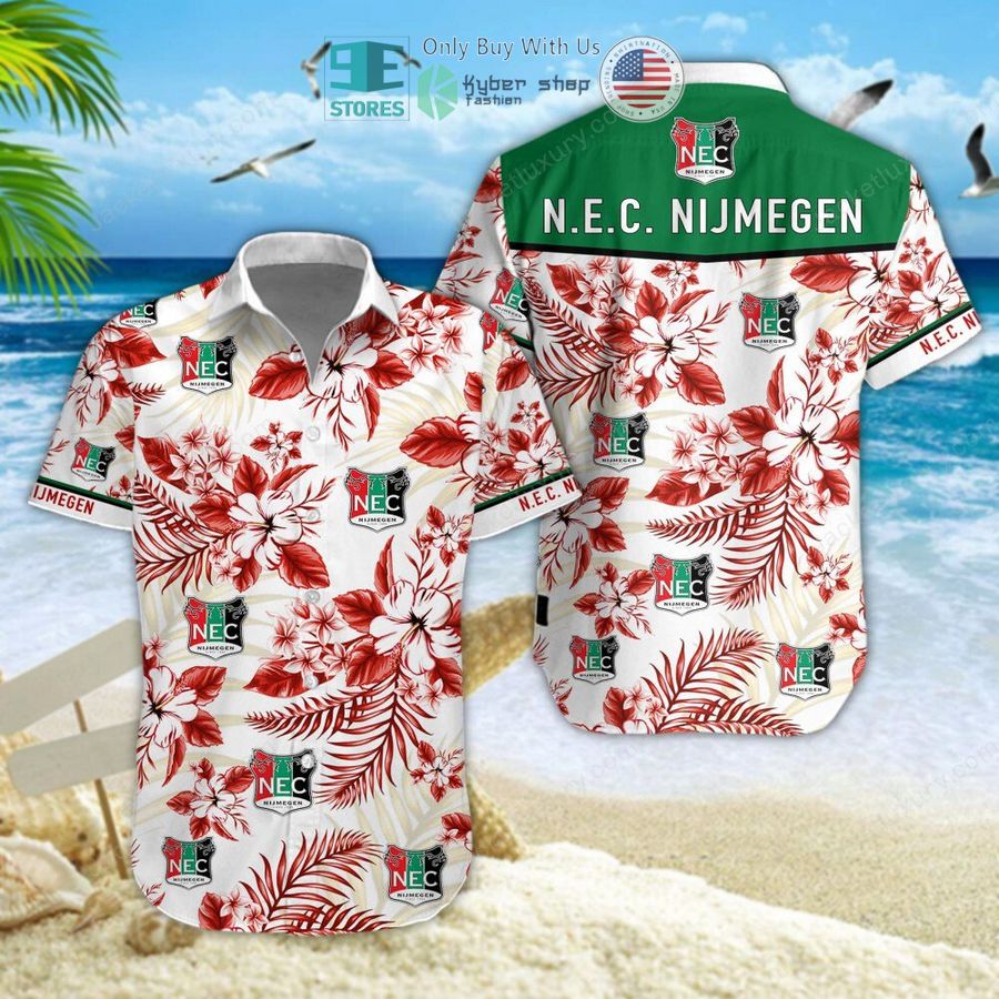 n e c nijmegen green hawaii shirt shorts 1 20524