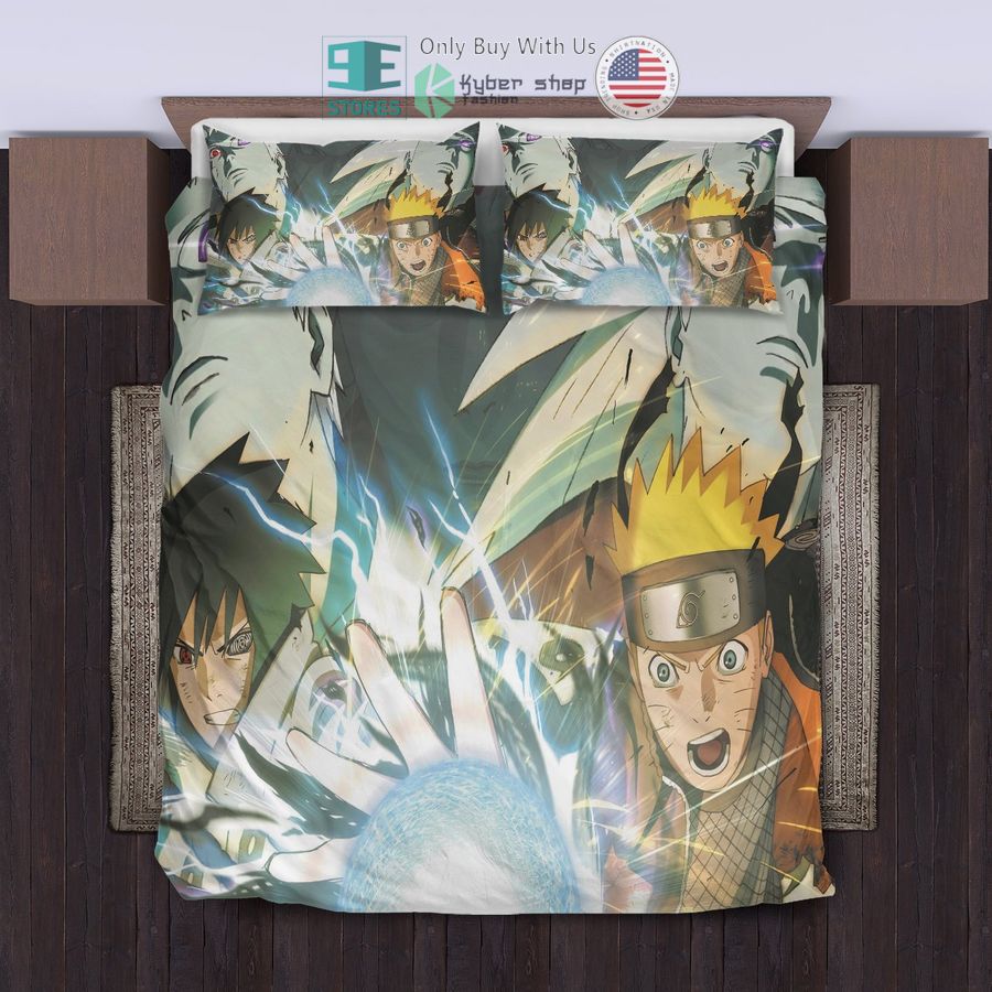 naruto rasengan sasuke bedding set 1 90877