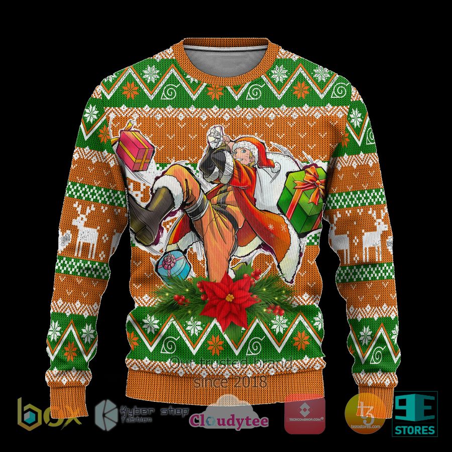 naruto uzumaki anime xmas ugly christmas sweater 1 26246