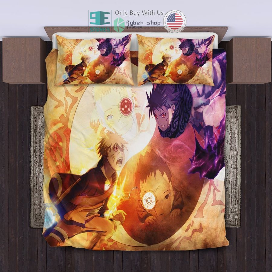 naruto versus sasuke bedding set 1 80065