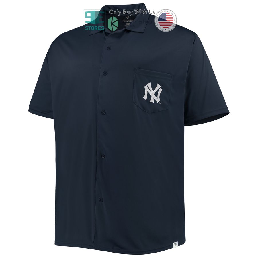 new york yankees big tall navy hawaiian shirt 2 19083