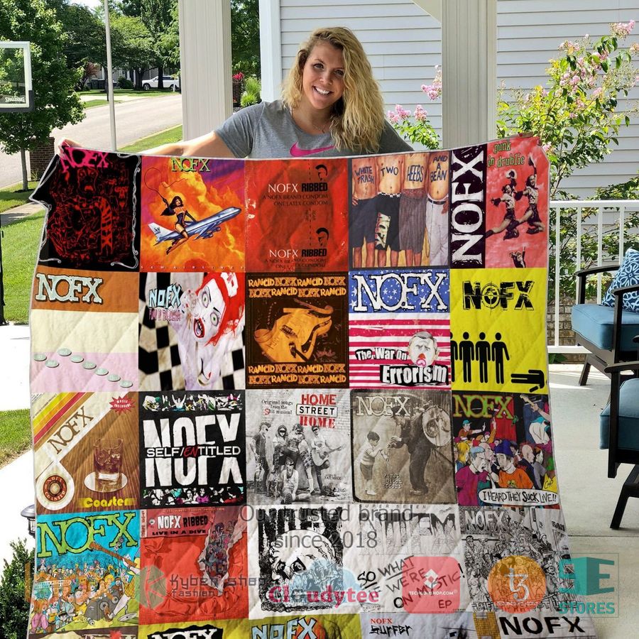 nofx band album covers quilt 1 75677