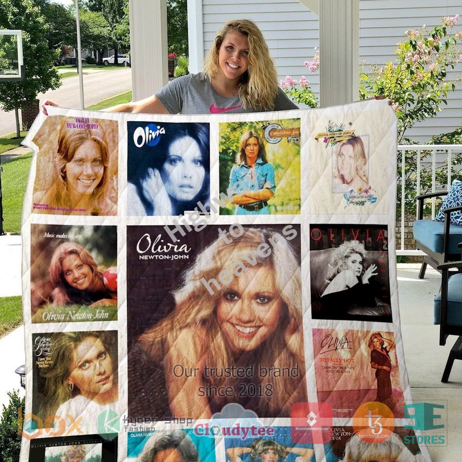 olivia newton john album covers quilt 1 30715