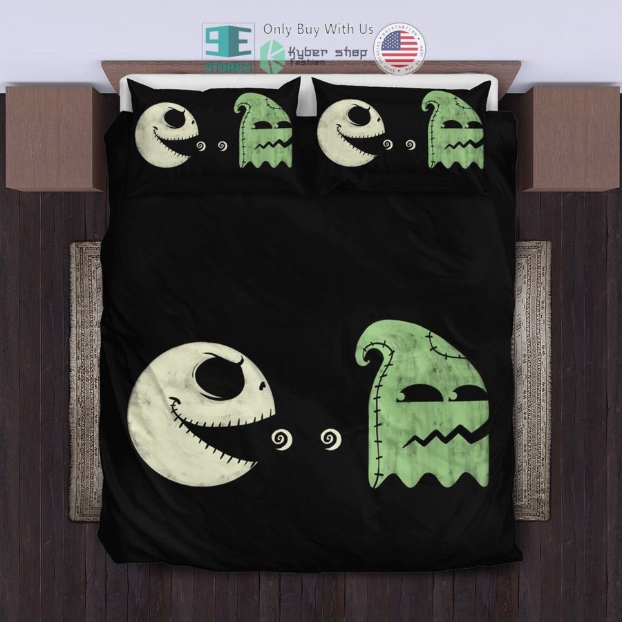 pacman jack skellington oogie boogie bedding set 1 34171