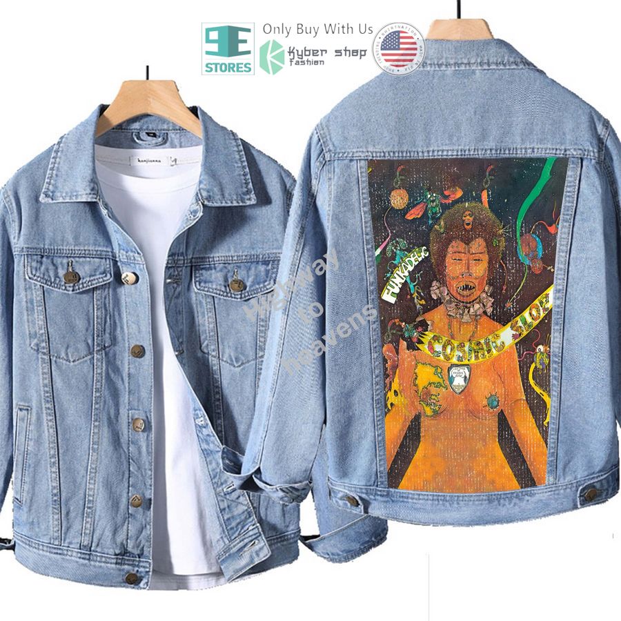 parliament band cosmic slop album denim jacket 1 86306