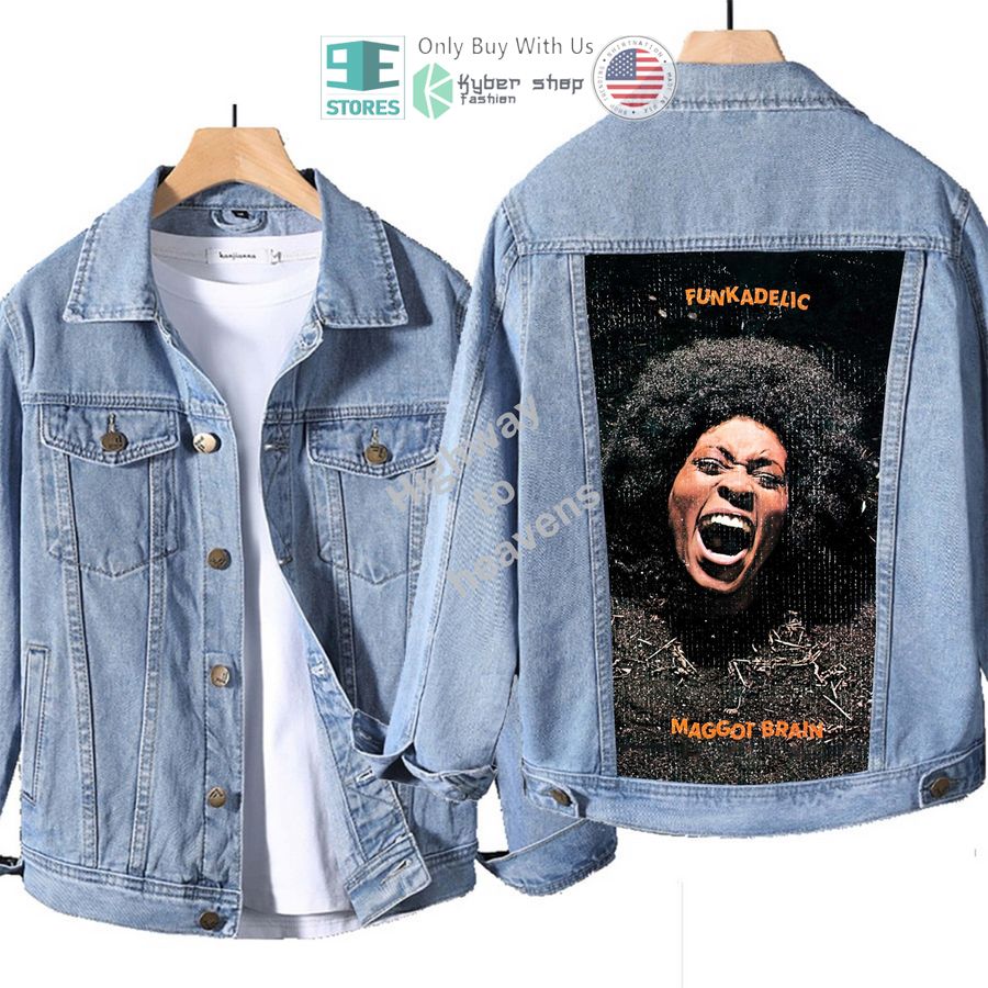 parliament band maggot brain album denim jacket 1 10974