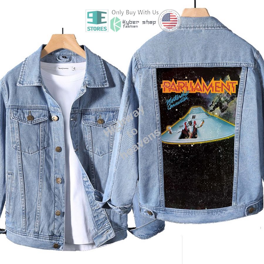 parliament band mothership connection album denim jacket 1 81803