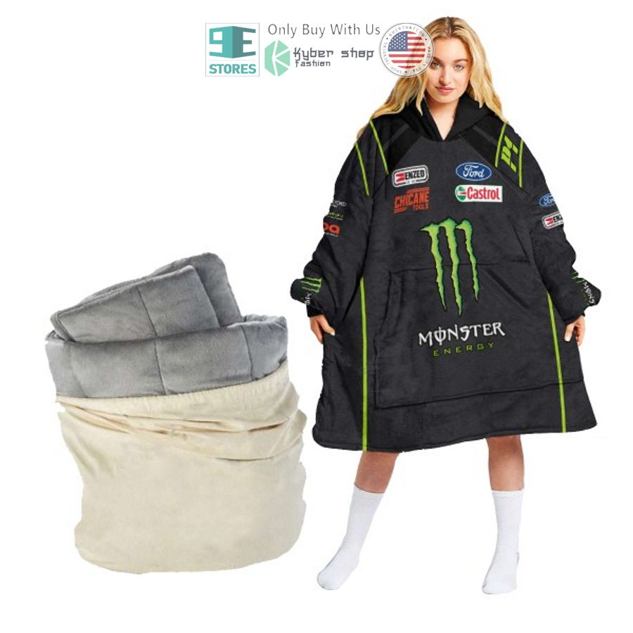 personalise v8 supercars tickford racing sherpa hooded blanket 2 47777