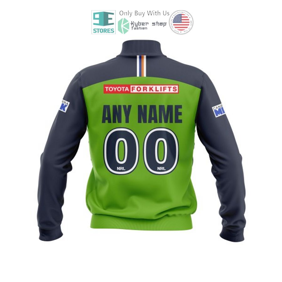 personalized canberra raiders toyota bomber jacket 2 48740