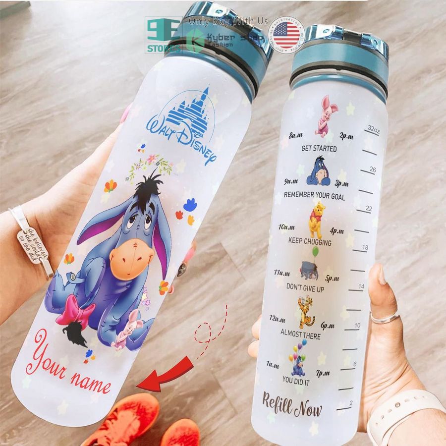 personalized eeyore disney water bottle 1 41782