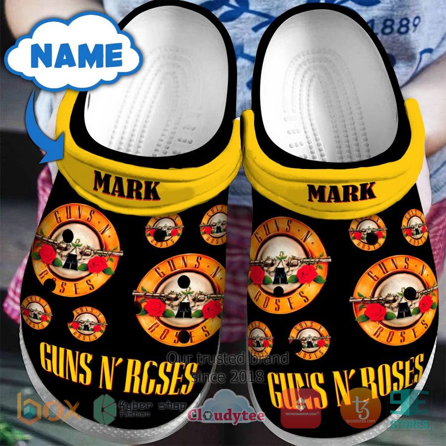 personalized guns n roses it so easy album crocband clog 1 23809