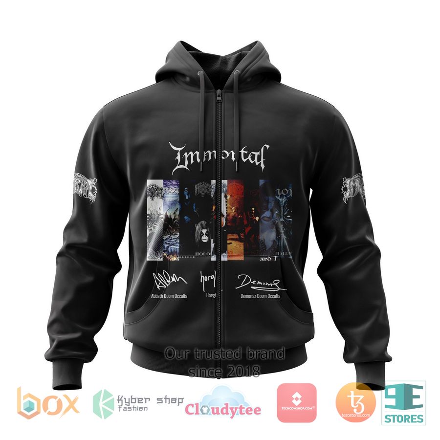 personalized immortal album covers 3d zip hoodie 1 7105