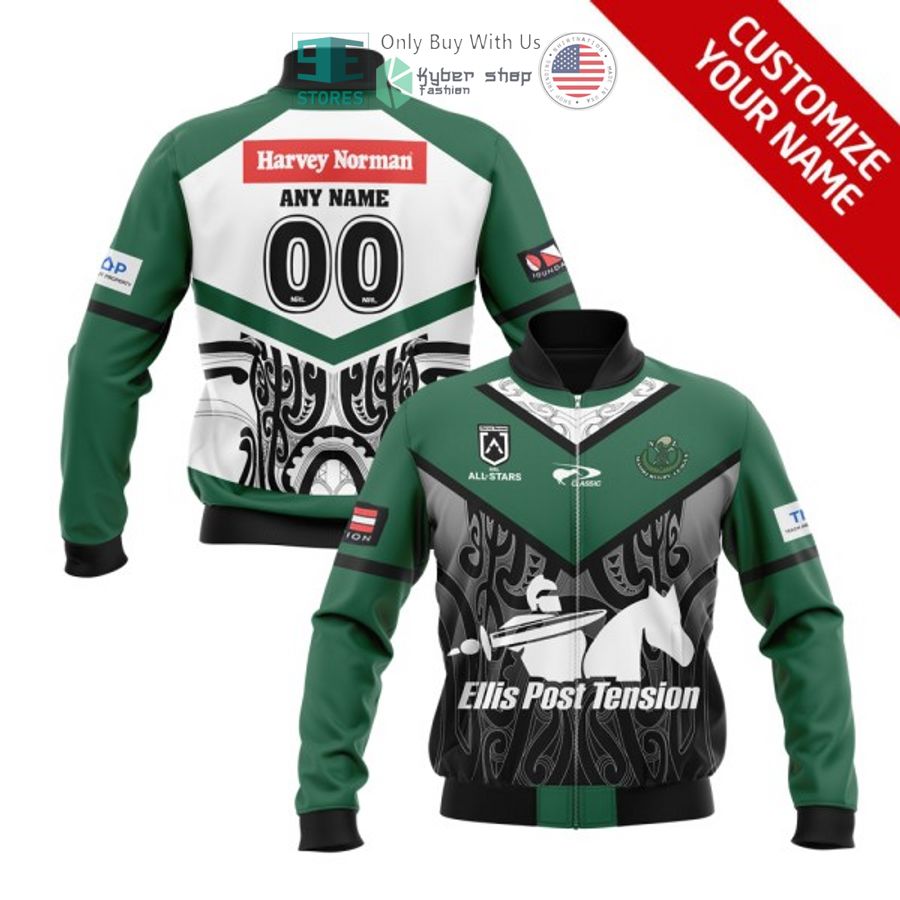 personalized nrl maori all stars ellis post tension bomber jacket 1 47860