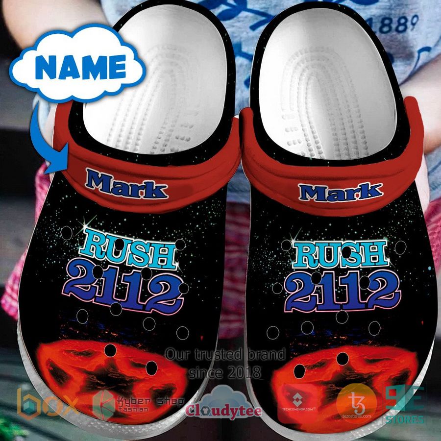 personalized rush band 2112 album crocband clog 1 63605