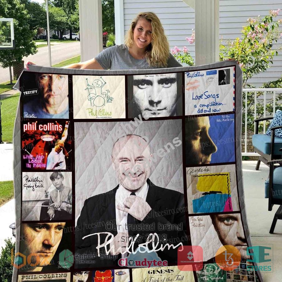 phil collins album covers quilt 1 15809