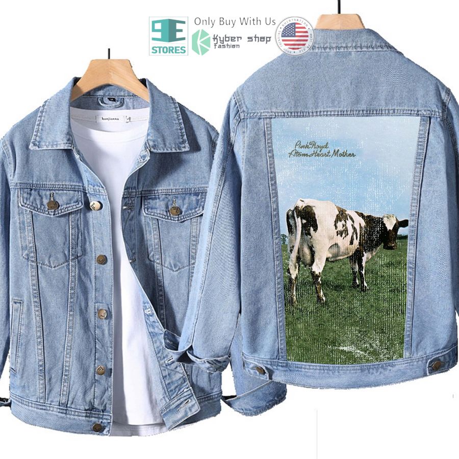 pink floyd band atom heart mother album denim jacket 1 28045