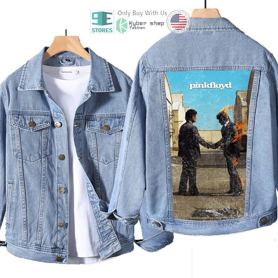 pink floyd band wish you were here album denim jacket 1 34970