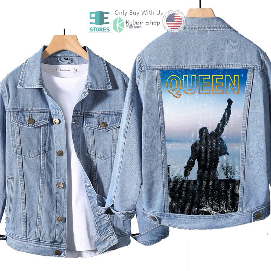 queen band made in heaven album denim jacket 1 61920