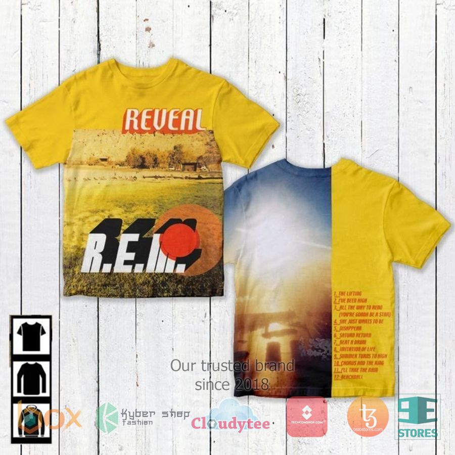 r e m reveal album 3d t shirt 1 77974