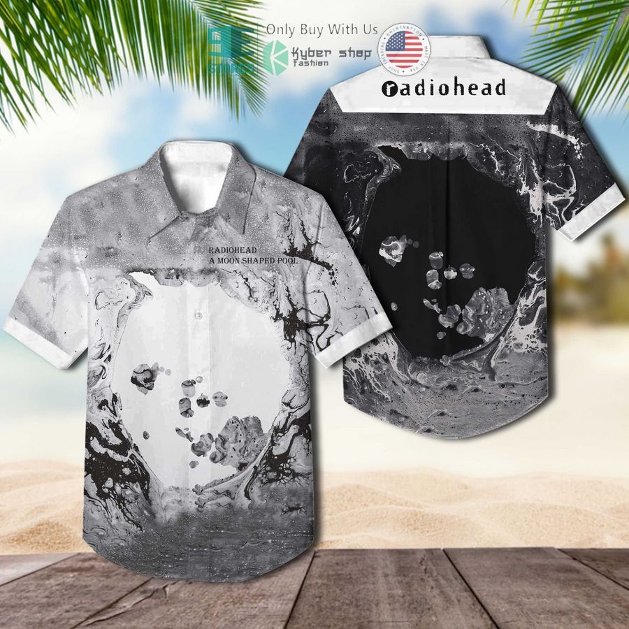 radiohead band a moon shaped pool album hawaiian shirt 1 13925