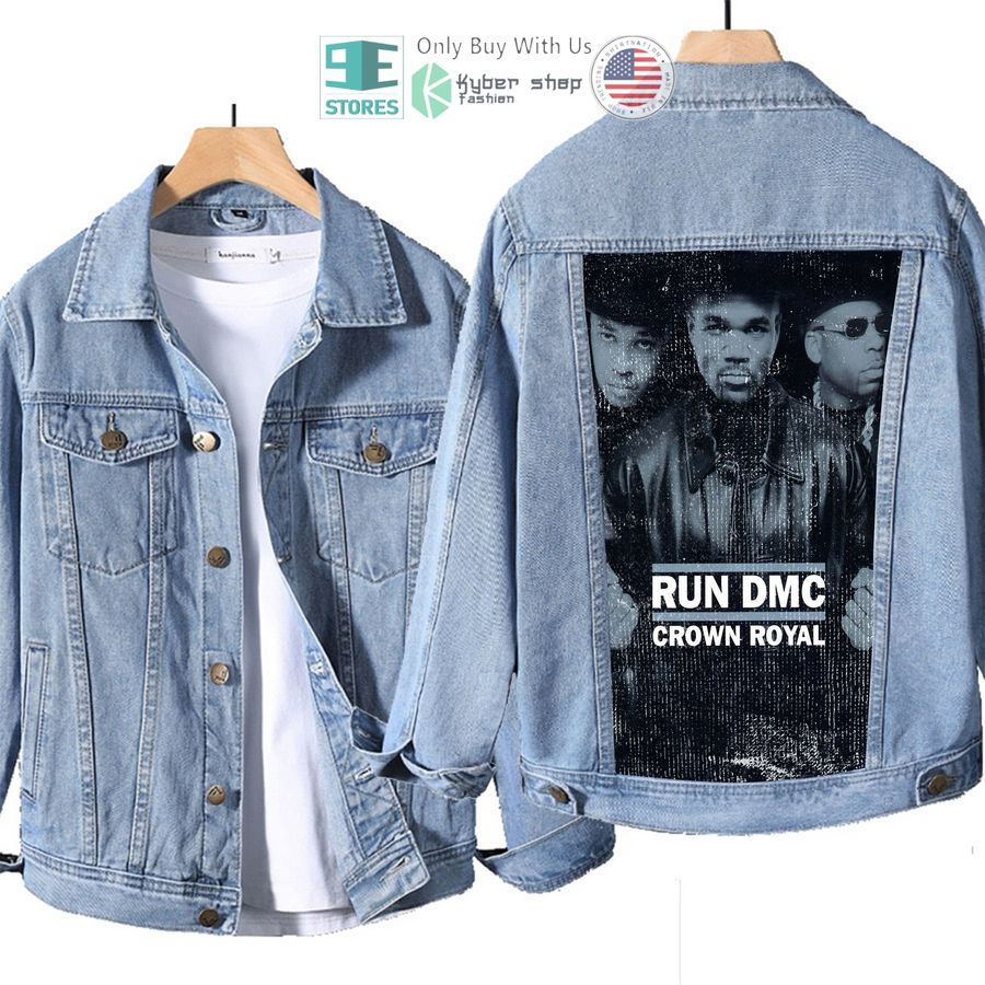 run d m c crown royal album denim jacket 1 36985