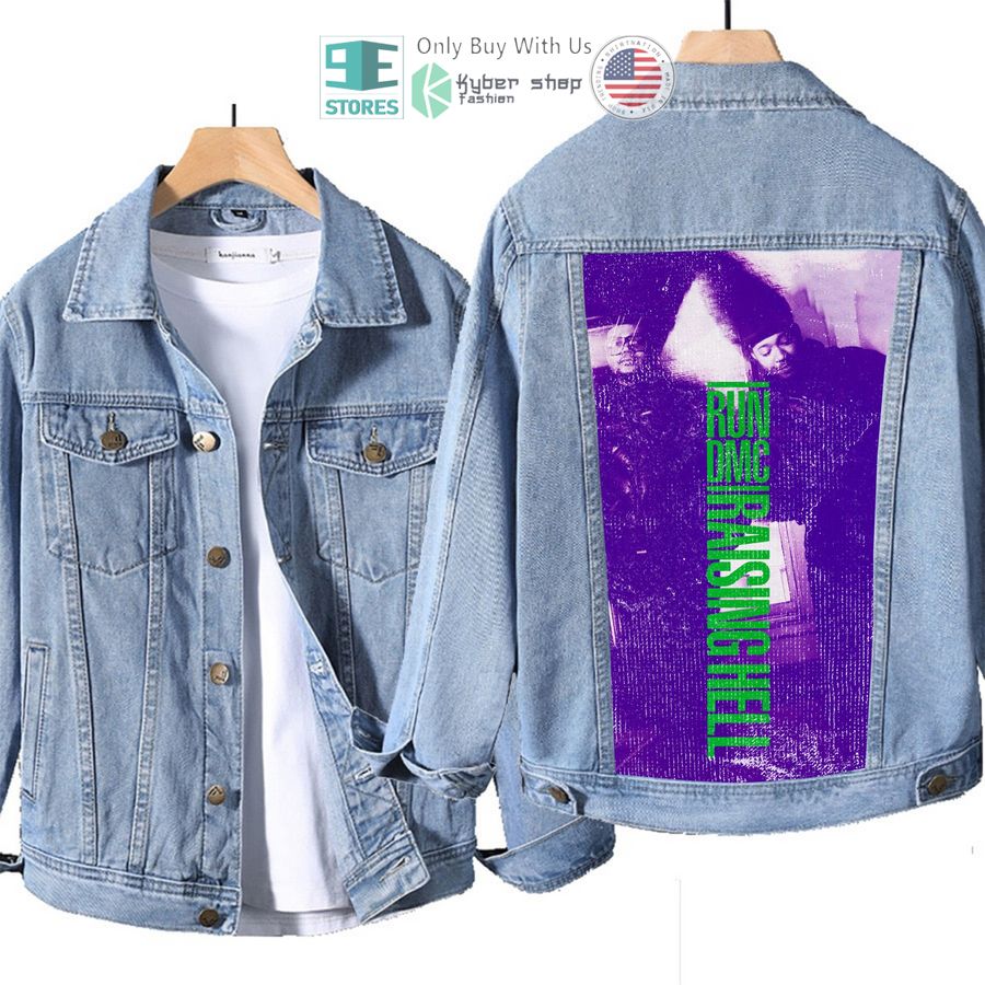 run d m c raising hell album denim jacket 1 25587