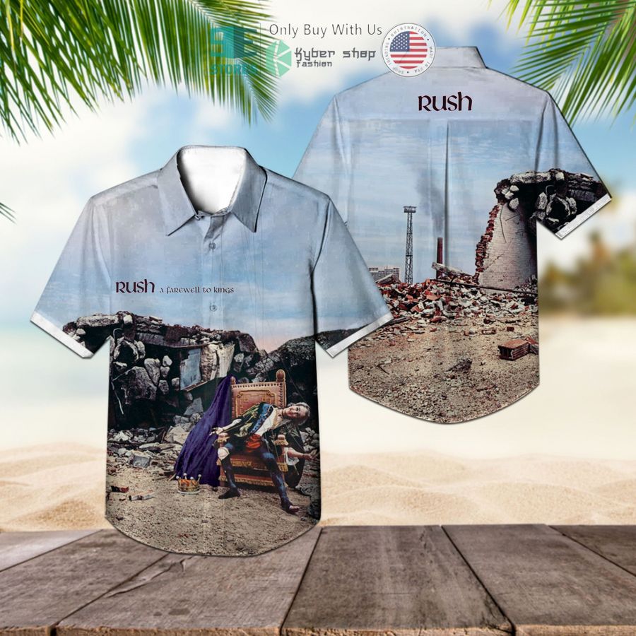 rush band a farewell to kings album hawaiian shirt 1 34758