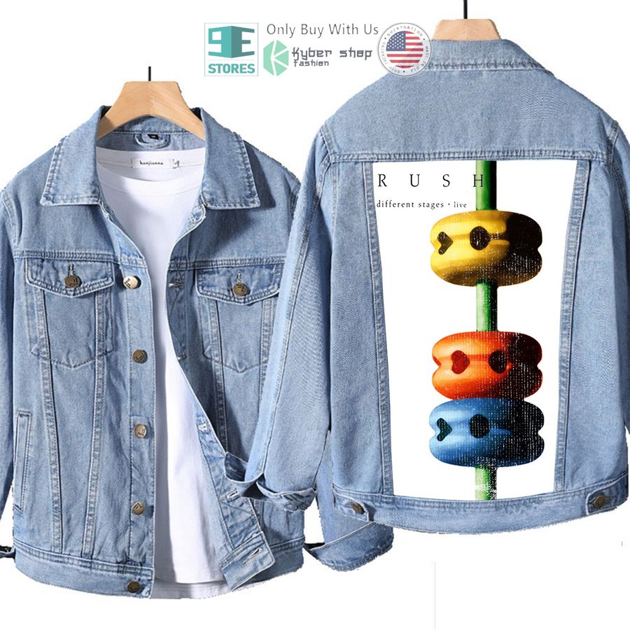 rush band different stages album denim jacket 1 8426