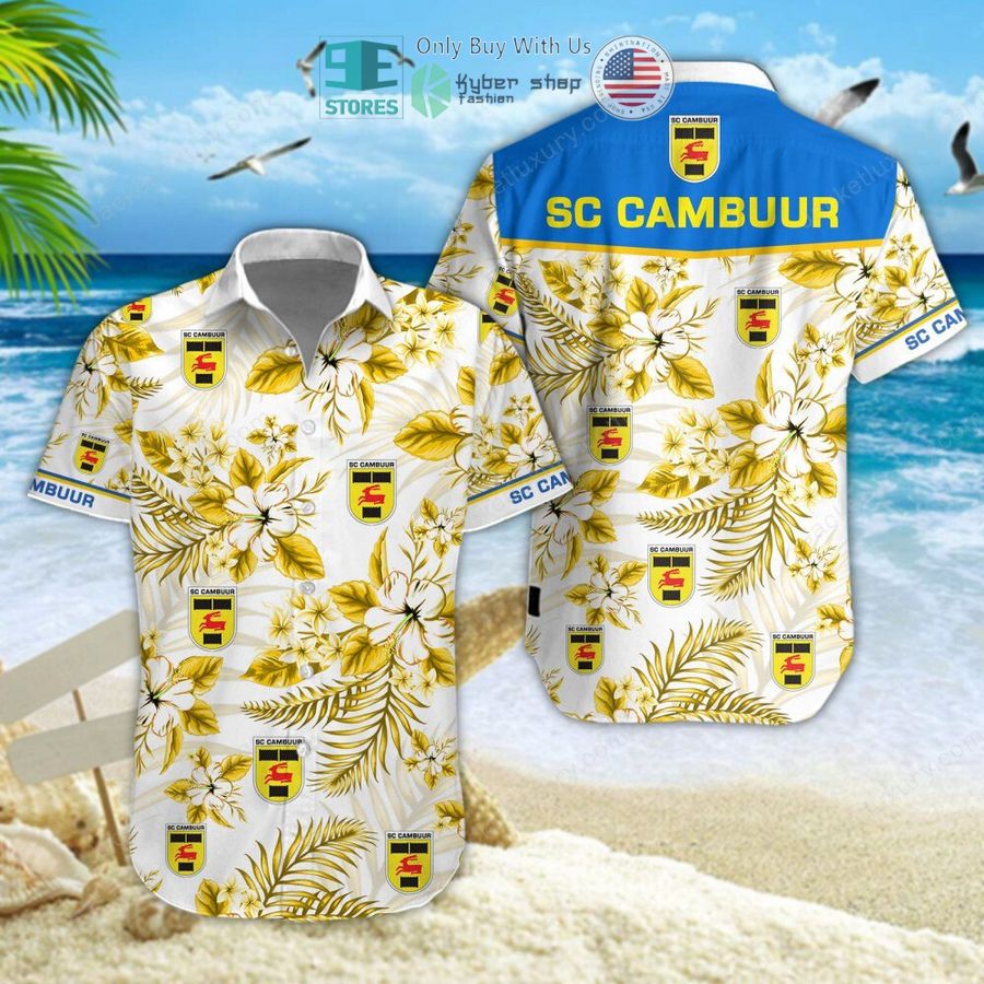 sc cambuur blue hawaii shirt shorts 1 36204