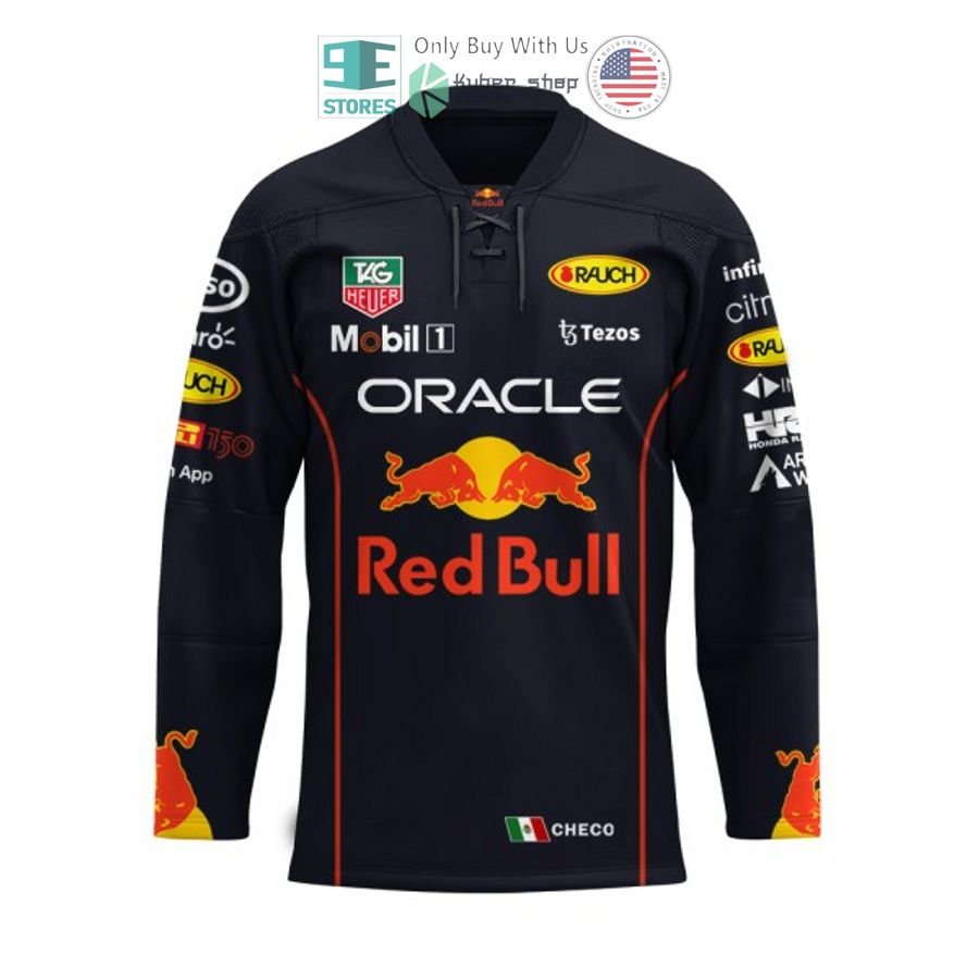 sergio perez checo oracle red bull hockey jersey 2 57451