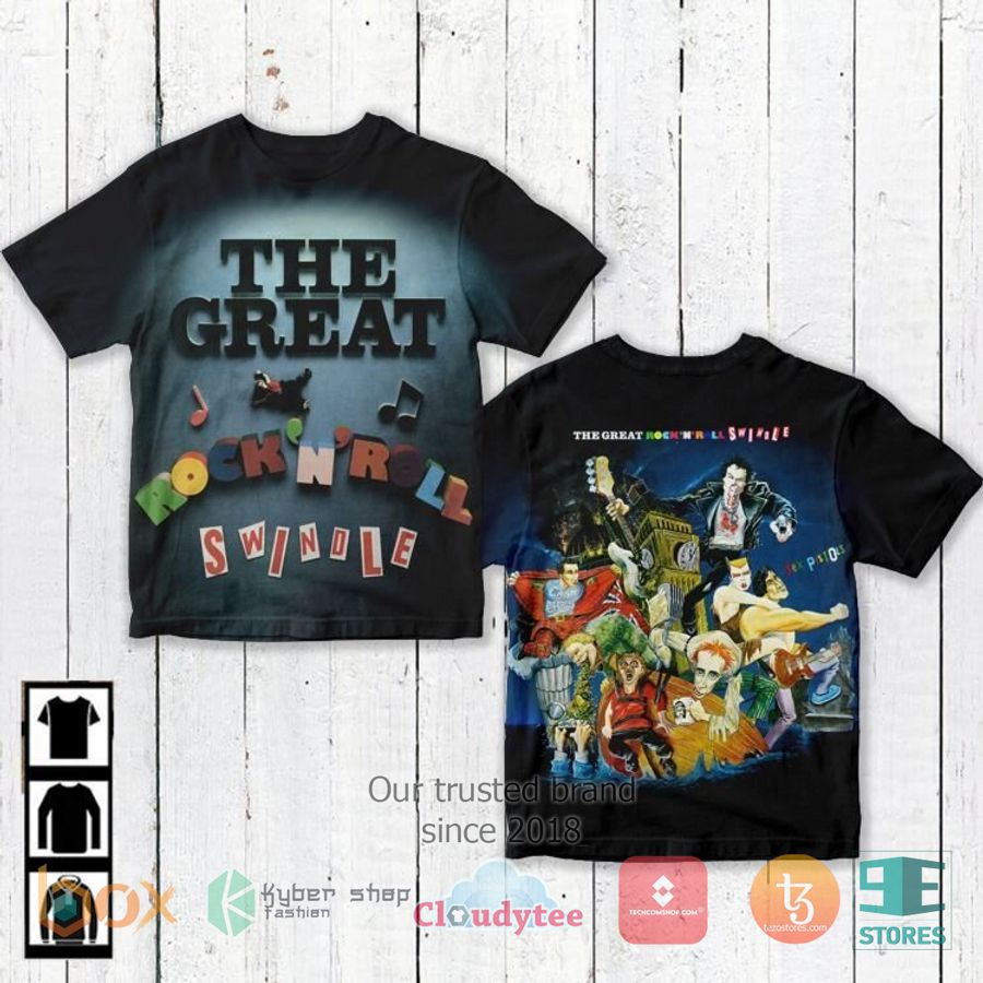 sex pistols band the great rock n roll swindle album 3d t shirt 1 47859