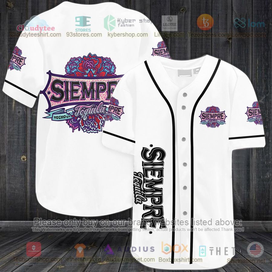 siempre tequila baseball jersey 1 27906