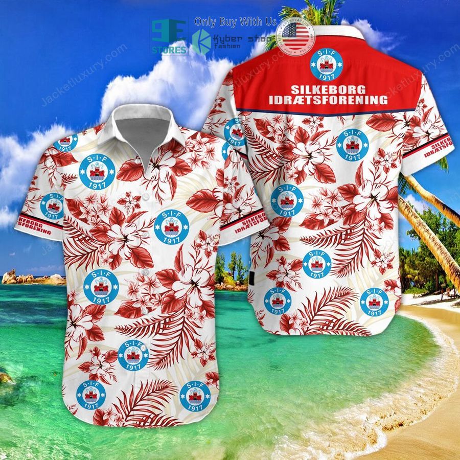 silkeborg idraetsforening hawaii shirt shorts 1 44902