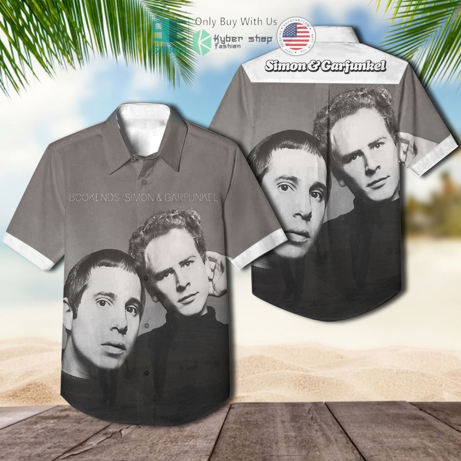 simon garfunkel bookends album hawaiian shirt 1 21258