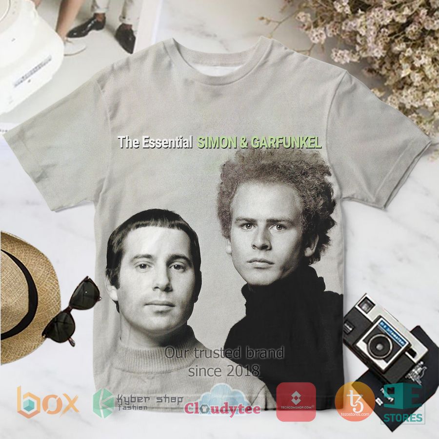 simon garfunkel the essential album 3d t shirt 1 98864