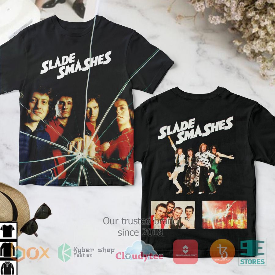 slade band slade smashes album 3d t shirt 1 20418